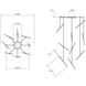 Ballet LED 21.25 inch Bright Satin Aluminum Chandelier Ceiling Light