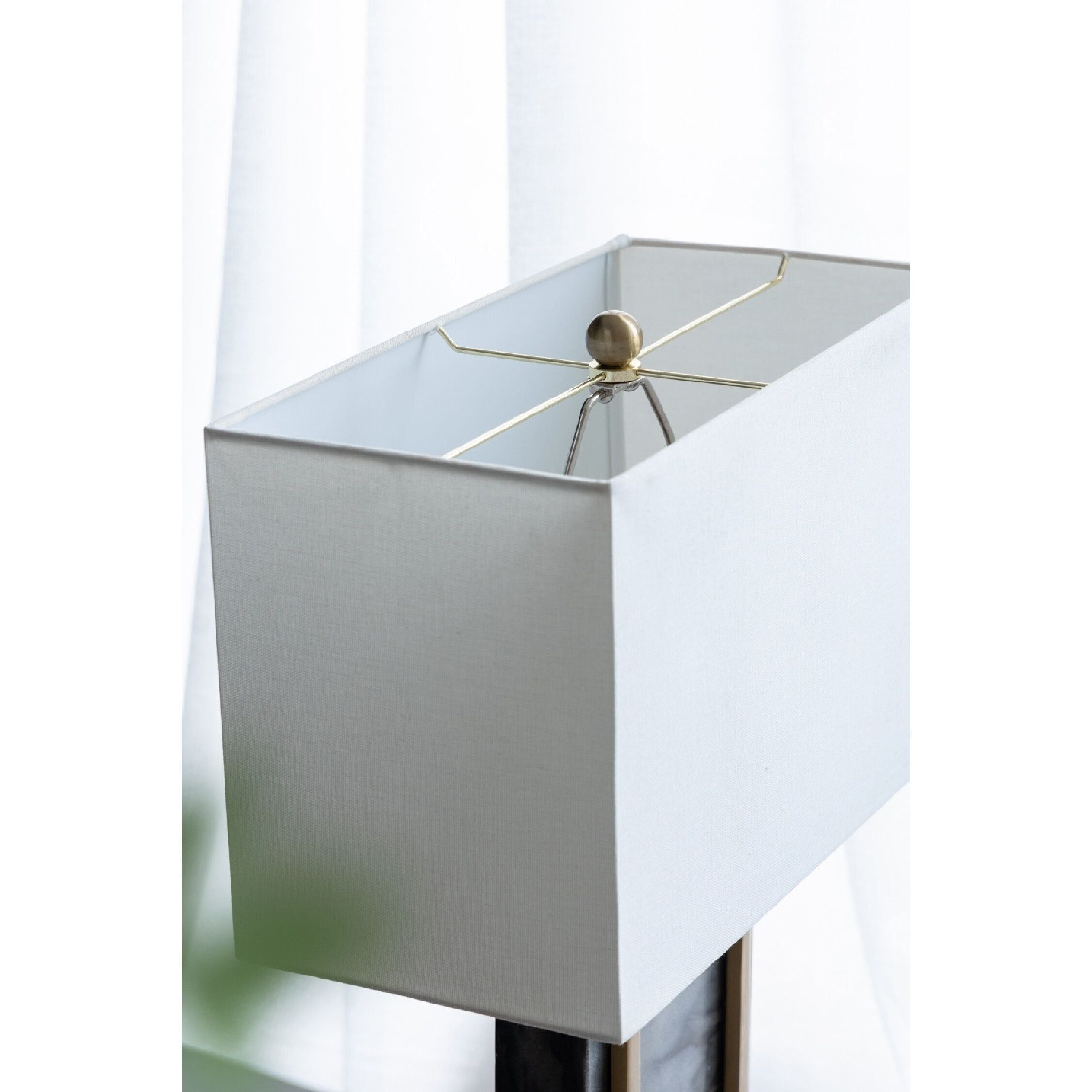 Anita 25.5 inch 40.00 watt Gold/Black/White Table Lamp Portable Light