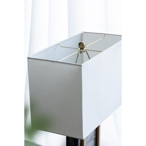Anita 25.5 inch 40.00 watt Gold/Black/White Table Lamp Portable Light