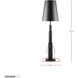 Giustino 70 inch 6 watt Matte Black Floor Lamp Portable Light