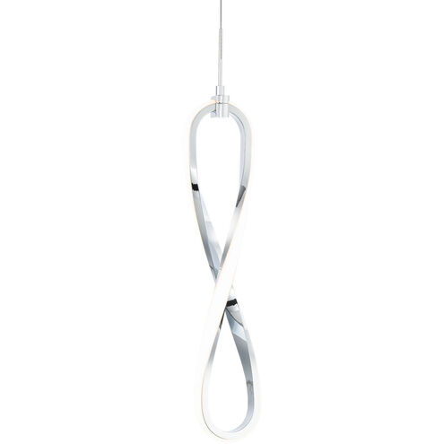 Marise LED 1 inch Chrome Mini-Pendant Ceiling Light, dweLED