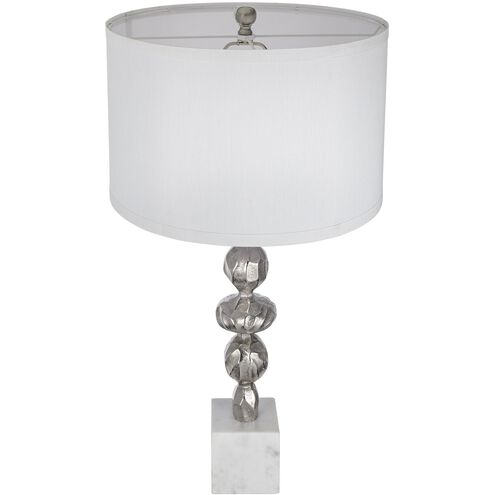 Anita 28.9 inch 40.00 watt Nickel/Natural/White Table Lamp Portable Light