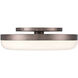 Harwel LED 18 inch Harlow Bronze Flush Mount Ceiling Light