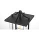 Miller 1 Light 16 inch Black Outdoor Post Light