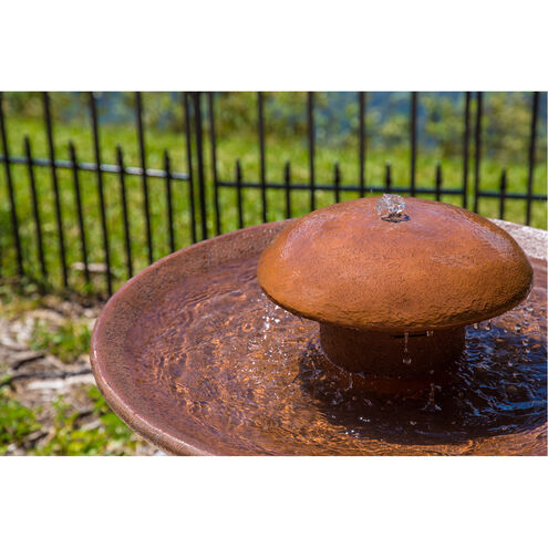 Oswego Wood Grain And Copper Floor Fountain