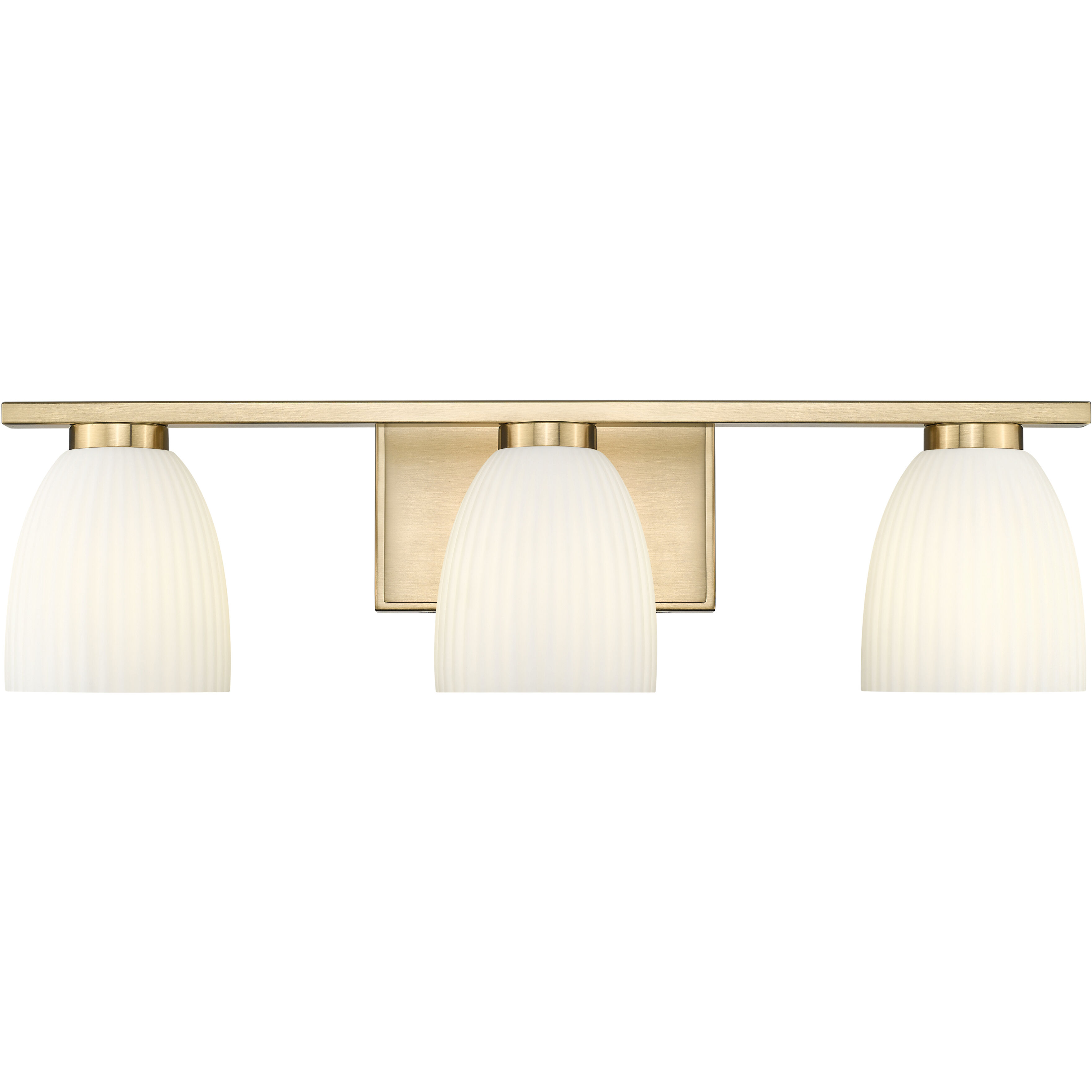 Naya 3 Light 24 inch Modern Gold Bath Vanity Light Wall Light