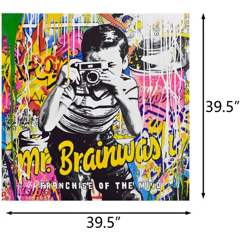 Mr. Brainwashed Multi-color Wall Art