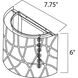 Inca LED 7.8 inch Polished Chrome ADA Wall Sconce Wall Light in Clear/White