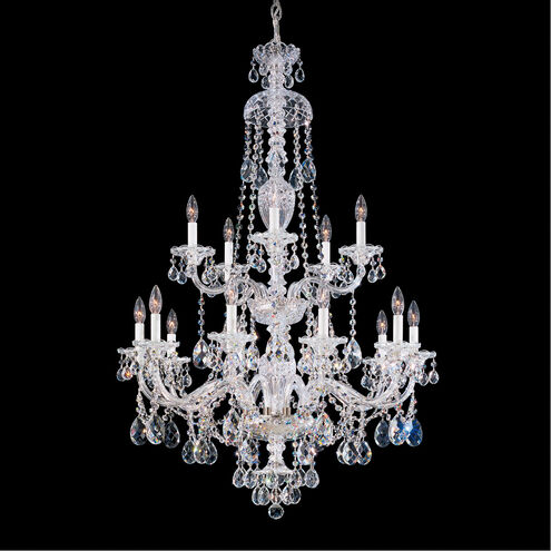 Sterling 15 Light Polished Silver Chandelier Ceiling Light