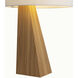 Obelisk 29 inch 22 watt Natural Ash Table Lamp Portable Light