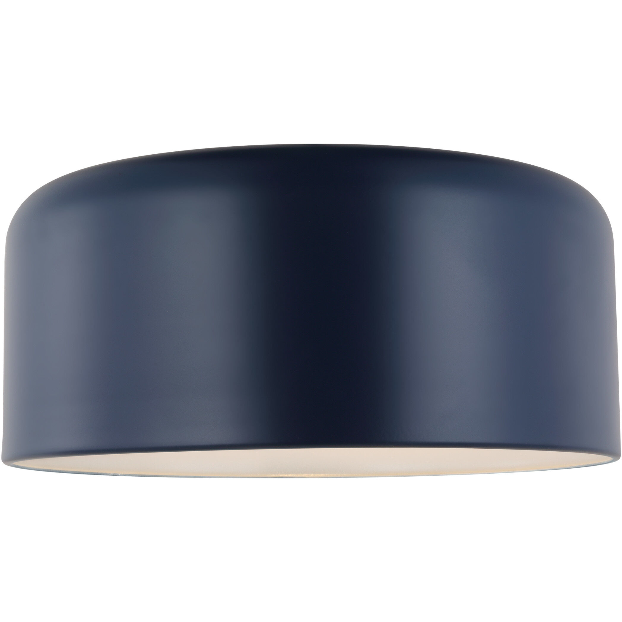 Malone 1 Light 15.75 inch Navy Ceiling Flush Mount Ceiling Light