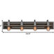 Lofty 4 Light 34 inch Steel Vanity Light Wall Light