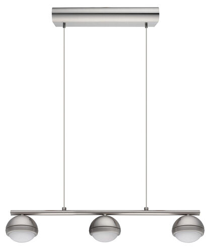 Lombes LED 5.25 inch Matte Nickel Multi Light Pendant Ceiling Light
