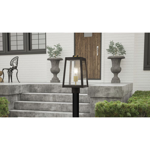 Amberly Grove 1 Light 16 inch Western Bronze Outdoor Post Lantern