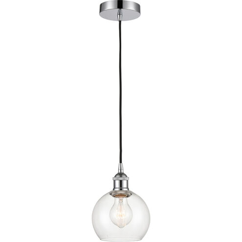 Edison Athens 1 Light 6 inch Polished Chrome Mini Pendant Ceiling Light