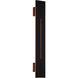Torre 35.75 inch Sand Black Outdoor Wall Sconce