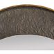 Inset 64 X 24 inch Antique Brass and Bronze Long Mirror