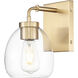 Dawes Sconce Wall Light in Brass