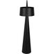 Moray 72 inch 60.00 watt Matte Black Floor Lamp Portable Light