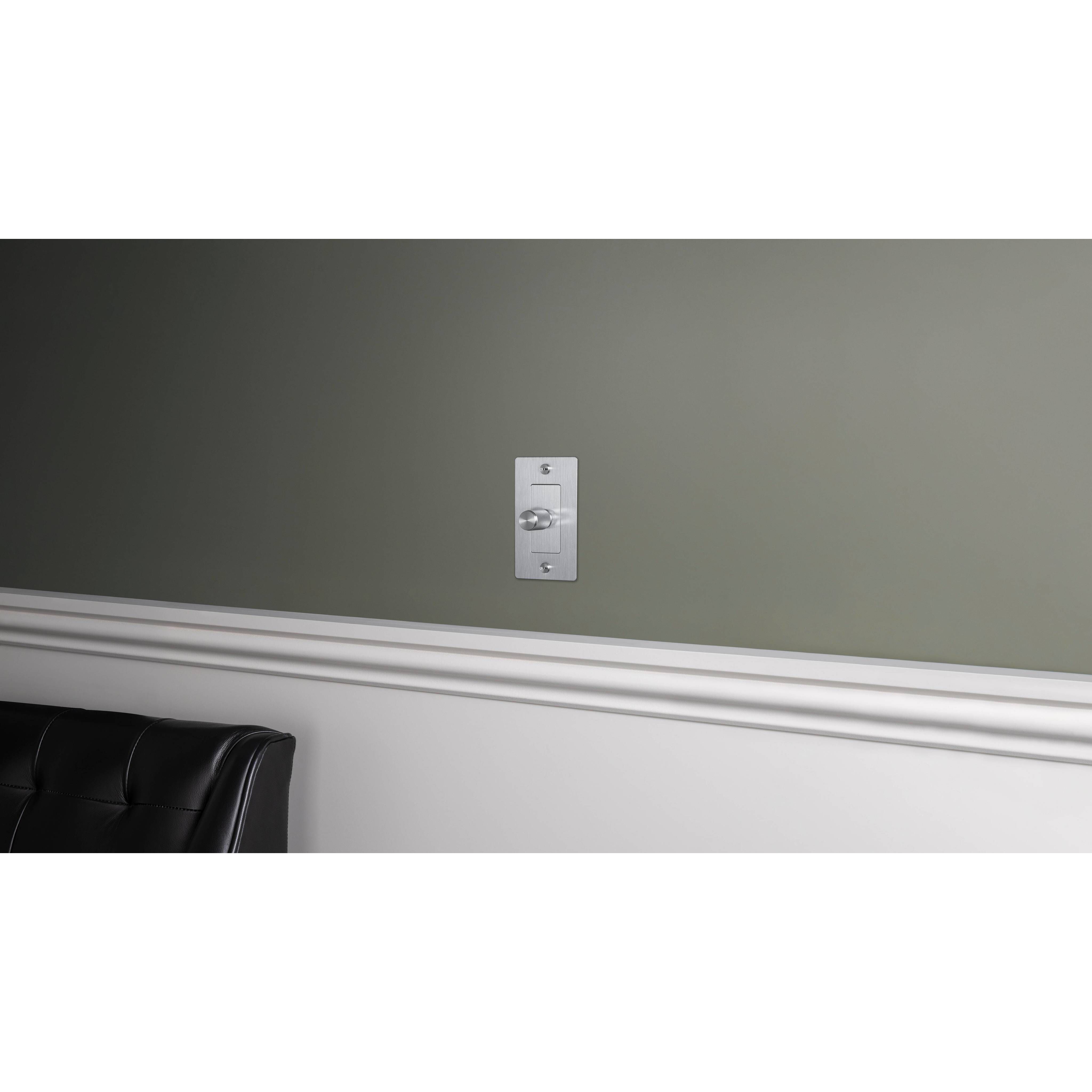 1G 100-120 Steel Dimmer Switch, LED
