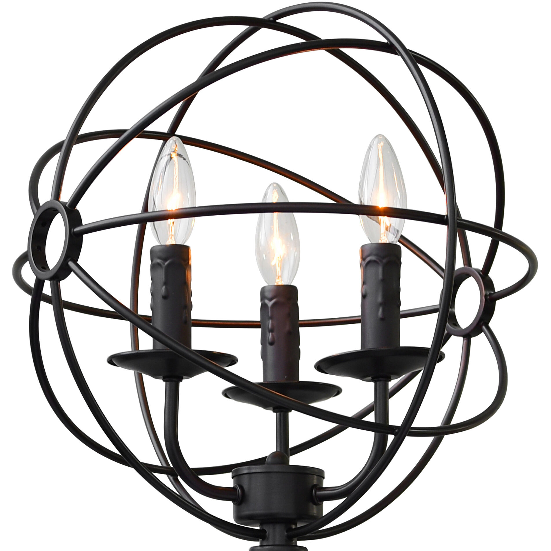 Arza 65 inch 60.00 watt Brown Floor Lamp Portable Light