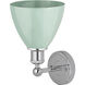 Plymouth Dome 1 Light 7.5 inch Polished Chrome Sconce Wall Light in Seafoam
