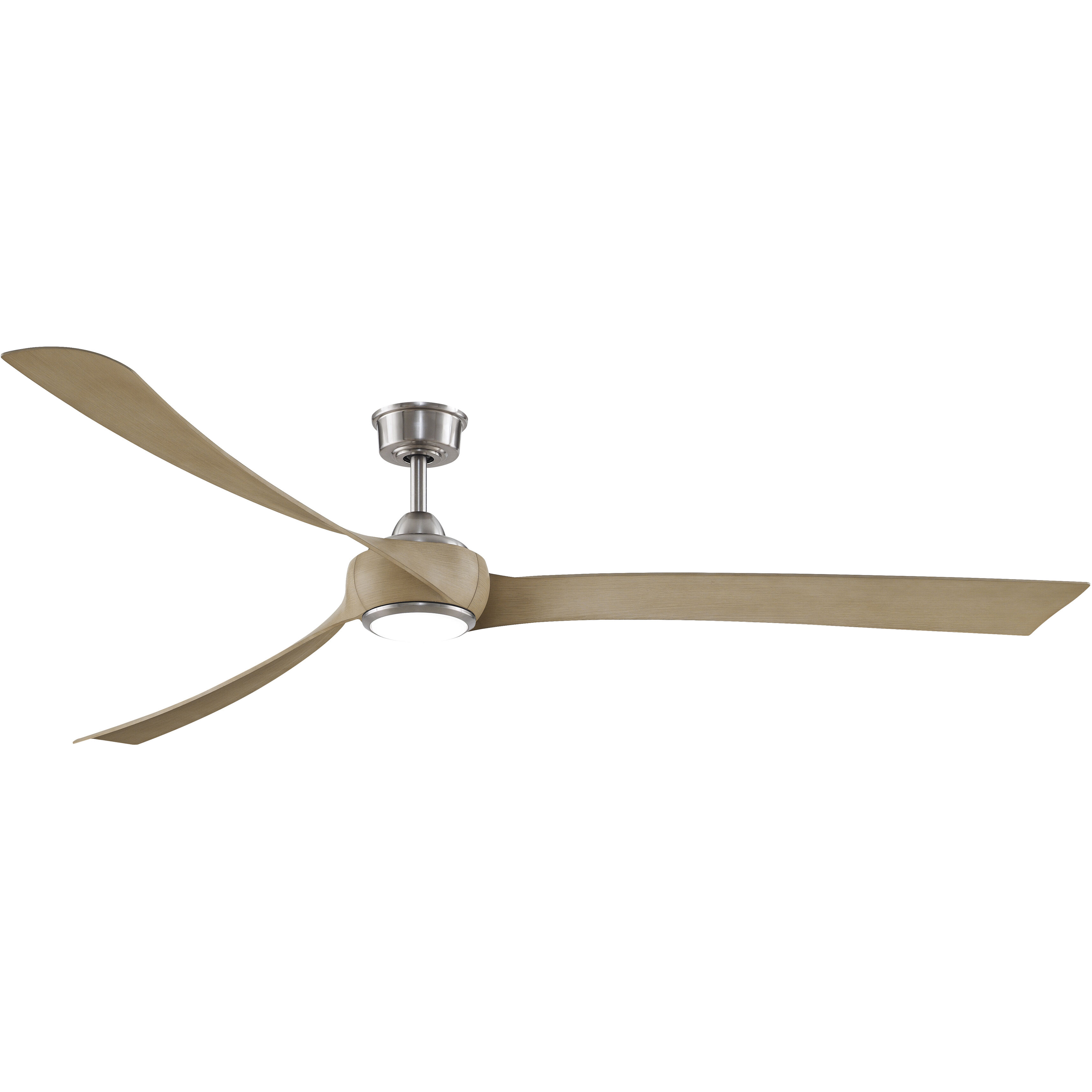 Wrap Custom 8.88 inch Brushed Nickel Fan Motor Only