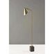 Hawthorne 55 inch 40.00 watt Antique Brass Floor Lamp Portable Light