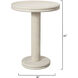 Bourbon White Wash Bar Table in White Bleach, Inline