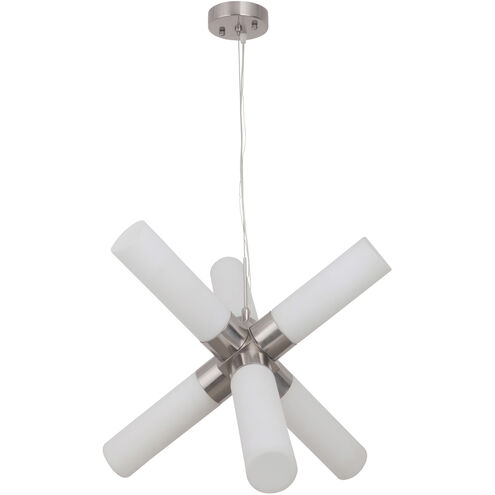 Bejamin 6 Light 21.75 inch Polished Nickel Mini Pendant Ceiling Light