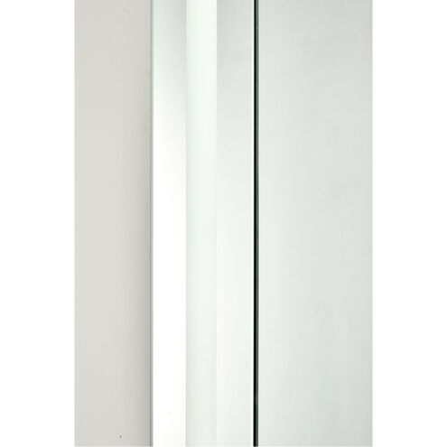 Elixir Silver Lighted Mirror Cabinet