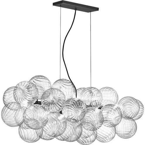 Charlize 10 Light 41 inch Matte Black Horizontal Pendant Ceiling Light