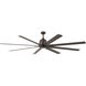 Breda 84 inch Satin Natural Bronze Ceiling Fan