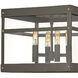 Open Air Porter 4 Light 12 inch Oil Rubbed Bronze Outdoor Flush Mount, Estate Series