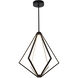 Canada LED 25 inch Black LED Chandelier Ceiling Light