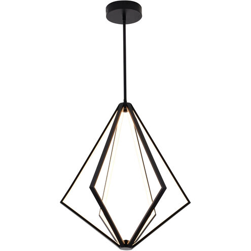 Canada LED 25 inch Black LED Chandelier Ceiling Light
