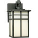 Mission 1 Light 11 inch Black Outdoor Sconce