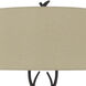 Pecos 60 inch 150.00 watt Black Iron Floor Lamp Portable Light