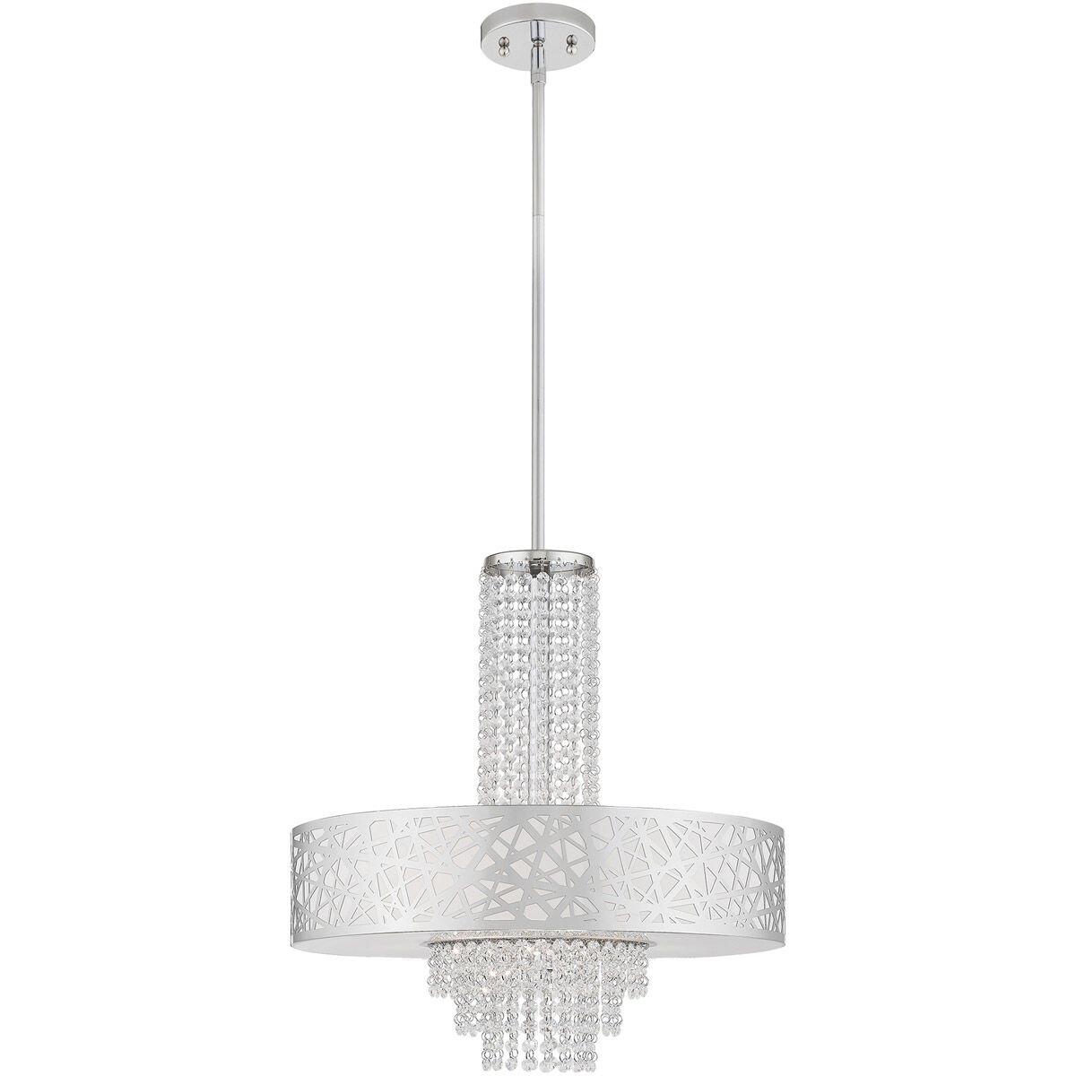 Allendale 5 Light 22 inch Polished Chrome Pendant Chandelier Ceiling Light