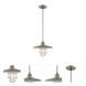 Lanterna II 1 Light 12.5 inch Polished Steel Pendant Ceiling Light