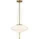 Alora Mood Reeve 1 Light 14.75 inch Brushed Gold Pendant Ceiling Light