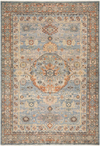 Cappadocia 102 X 66 inch Sky Blue Rug in 6 X 9, Rectangle