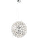 Manhattan LED 37 inch Chrome Chandelier Ceiling Light