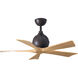 Atlas Irene-5 42 inch Textured Bronze with Light Maple Blades Indoor/Outdoor Ceiling Fan