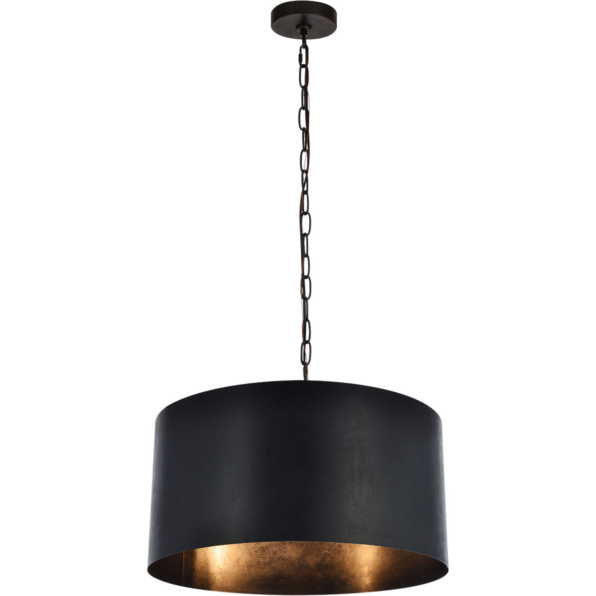 Miro 3 Light 20 inch Vintage Black Pendant Ceiling Light