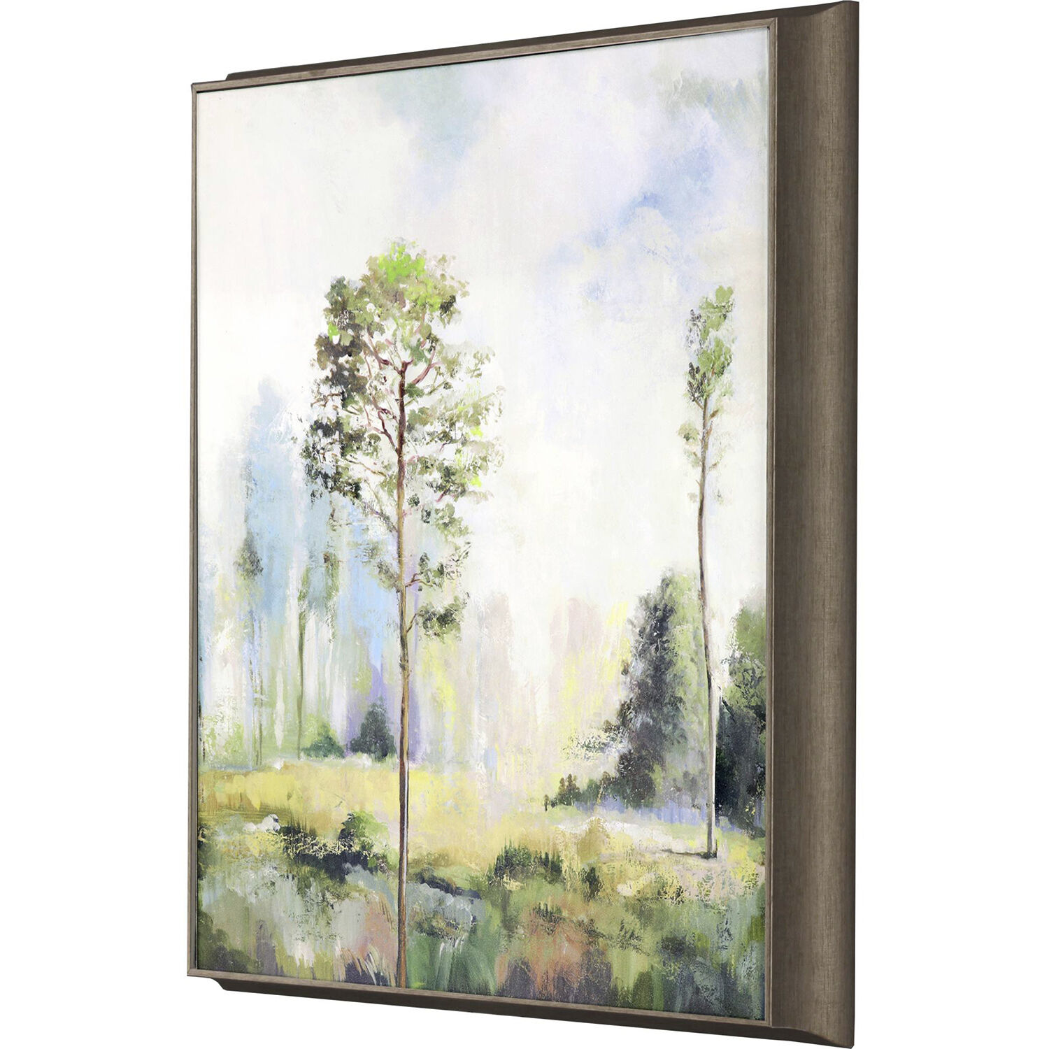 Tall Green Trees 25 X 21 inch Non-Glass Framed Art, Propac