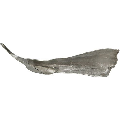 Decorative Leaf Silver Wall Art