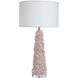 Belinda 34 inch 150 watt Rose Quartz Table Lamp Portable Light