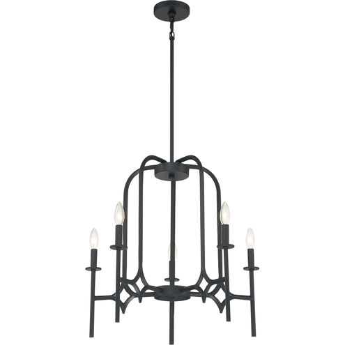 Muncie 5 Light Coal Chandelier Ceiling Light