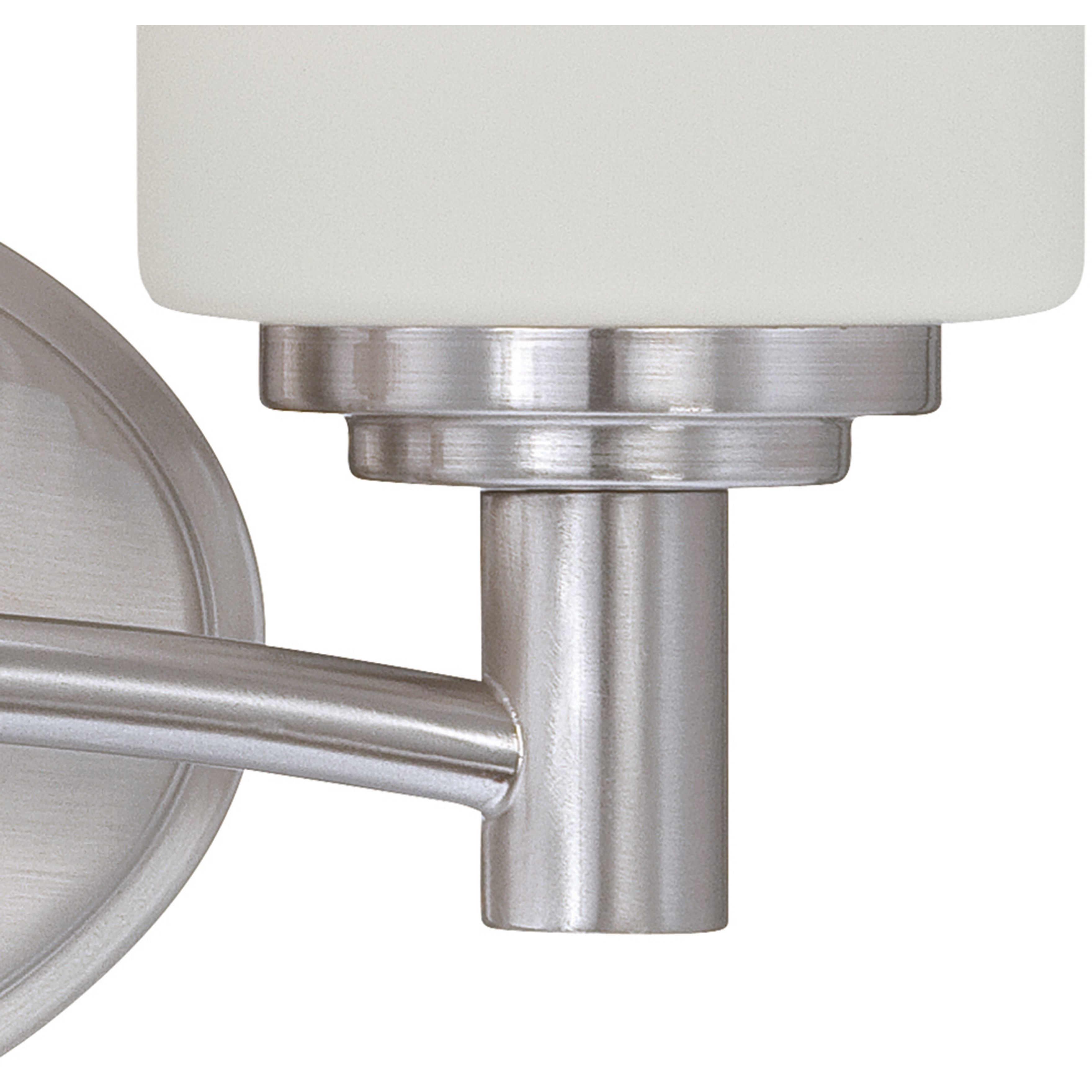 Pittman 2 Light 12 inch Brushed Nickel Vanity Light Wall Light